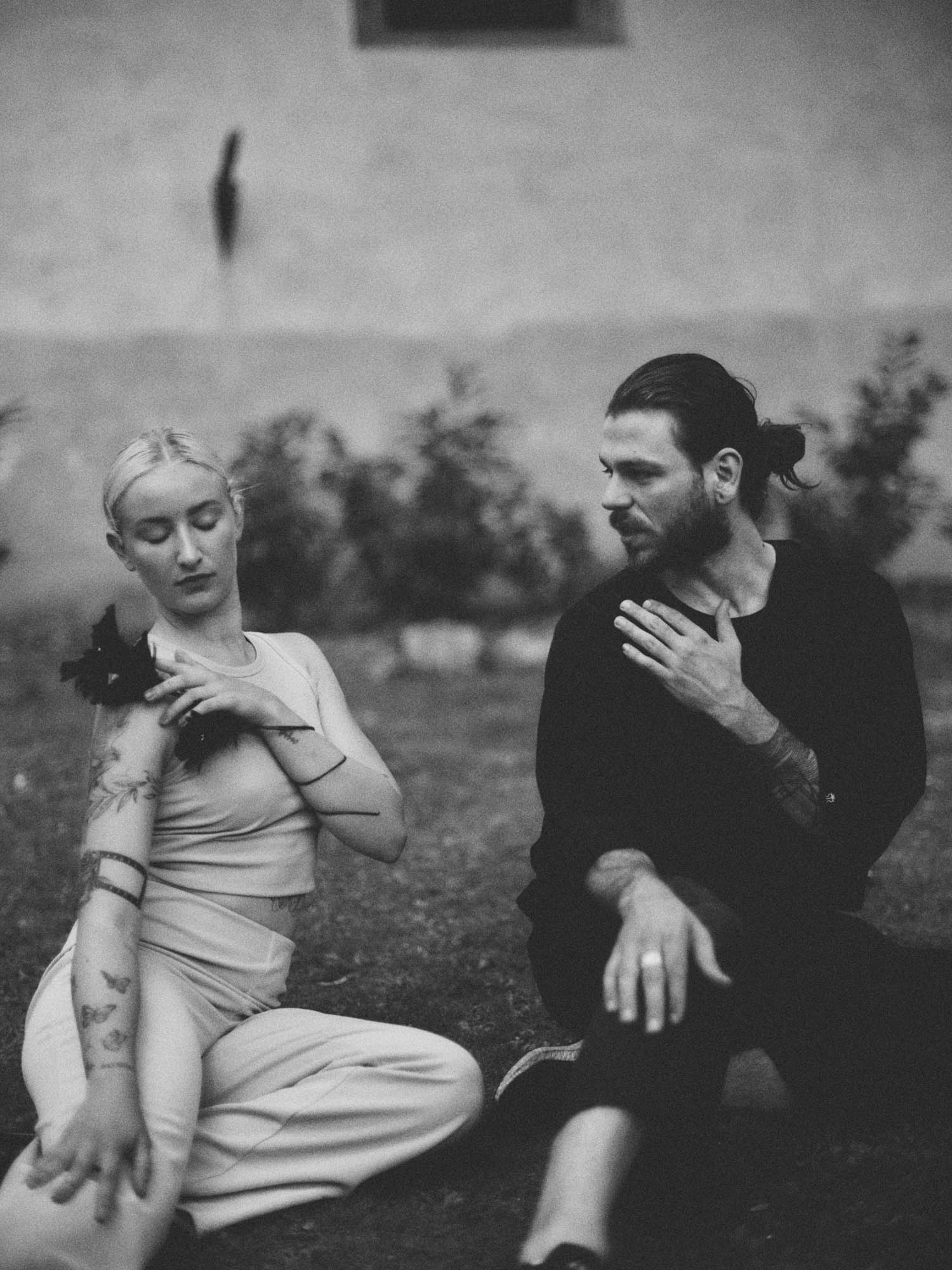 Behind the Scenes Adi Lozancic Cora Reichenhauser bei der Choreografie