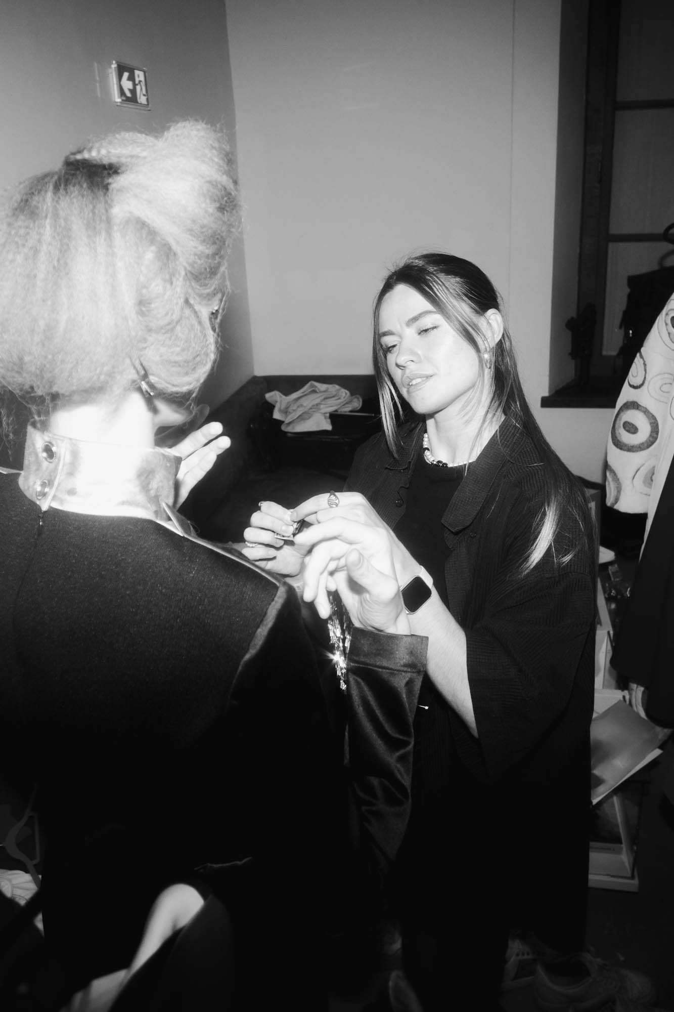 Behind the Scenes BTS Model Dressing 